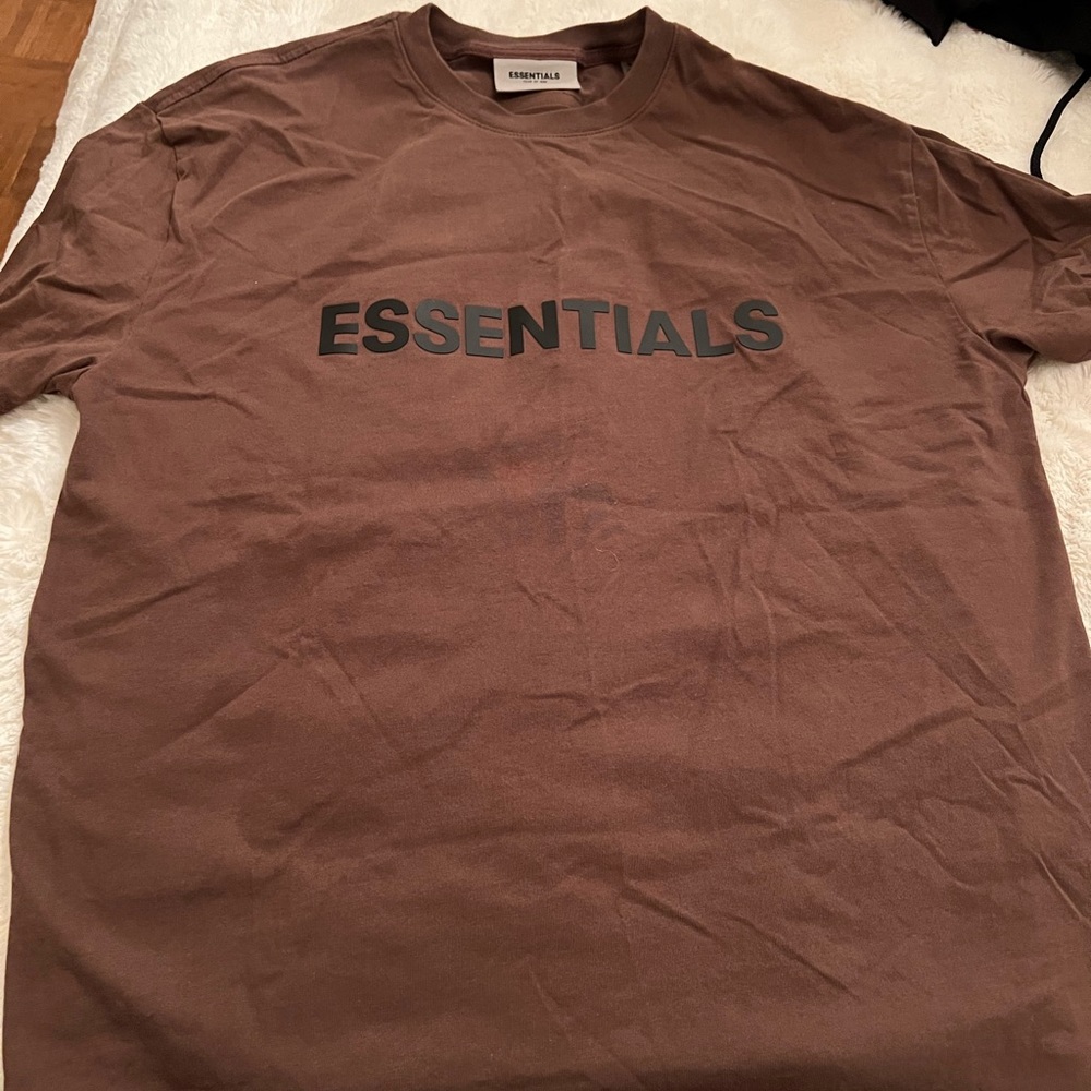 Fear of God Essentjals x SSENSE Boxy T-Shirt Appliqué Logo
